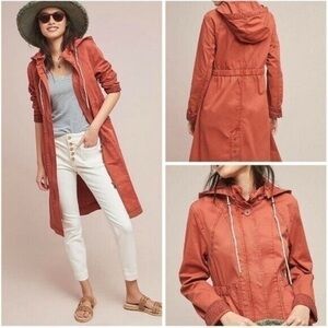 NWT Anthropologie Longline Anorak Duster Jacket